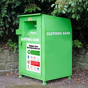 Contenedor <span class=keywords><strong>de</strong></span> Reciclaje <span class=keywords><strong>de</strong></span> Metal para Donación <span class=keywords><strong>de</strong></span> <span class=keywords><strong>Ropa</strong></span> y Calzado <span class=keywords><strong>de</strong></span> Acero para Exteriores, Caja <span class=keywords><strong>de</strong></span> Donación <span class=keywords><strong>de</strong></span> Metal para Reciclaje <span class=keywords><strong>de</strong></span> <span class=keywords><strong>Ropa</strong></span> <span class=keywords><strong>Usada</strong></span> y Textiles - Product Image 1