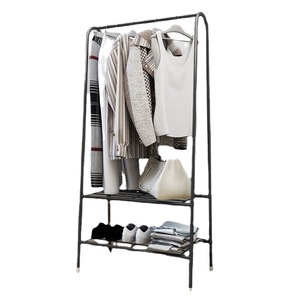 Metal <b>clothes</b> <b>rack</b>, floor-standing bedroom coat <b>rack</b>, household <b>clothes</b> drying <b>rack</b>, indoor and outdoor <b>clothes</b> hanger. - Product Image 5