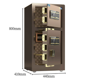 עסקים גדולים כפול דלתות כספת כספת בטוח עבור כסף עם טביעת אצבע עבור משרד הבית מאובטח - Product Image 5