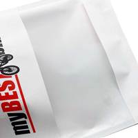 Fabricant en gros personnalisé logo imprimé pièces de vélo emballage refermable plat sacs à fermeture éclair