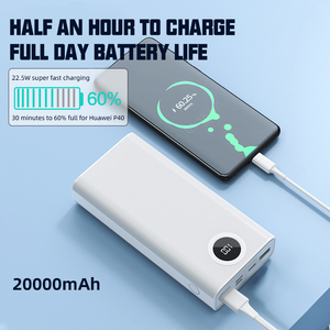 Banco de Energía de Gran Capacidad 20000mah, Cargador Portátil de Súper Capacidad con Luces LED, Carga Rápida - Product Image 2