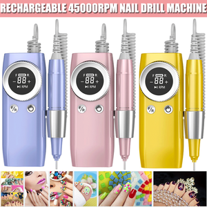 Máquina de manicura recargable de 45000 RPM, juego de limas de uñas portátiles, envío desde EE. UU. - Product Image 2