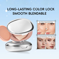 Moist Cushion Foundation 2 Warna Tahan Lama Hasil Alami Dewy Air Cushion BB Cream Label Pribadi Grosir