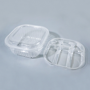 Mì lạnh đóng gói riêng trái cây cắt salad Pudding hai lớp và sáu lưới phân vùng khay bên trong PP/hộp đựng thức ăn cho thú cưng - Product Image 4