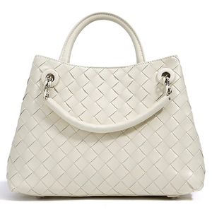 Bolso de Mano Casual de Cuero Genuino, Tendencia de Moda, Gran Capacidad, Cierre de Cremallera, Dos Correas, Versátil y Práctico, Bolso de Hombro - Product Image 1