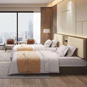 Ensemble de chambre à coucher d'hôtel 3-4 étoiles au design moderne et écologique, personnalisable en taille et couleur, mobilier en bois pour appartements et chambres d'hôtes - Product Image 4
