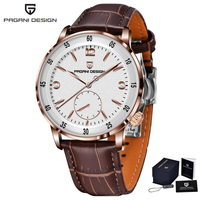 Montre-bracelet de luxe Pagani Design PD-1790 1790, bracelet en cuir, étanche, automatique, mécanique, pour homme, Reloj Hombre