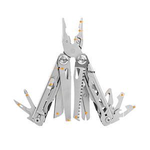 Pince pliante multifonction portable en acier inoxydable, à mâchoires dentelées, pour sertissage et coupe, la plus vendue, OEM - Product Image 1