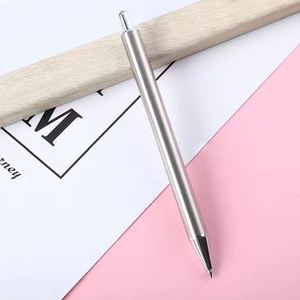 Silver High End Metal Ballpoint <b>Pen</b> with logo Slim Signature <b>Pen</b> Customizable Luxury Rollerball <b>Pen</b> Suitable for Advertising - Product Image 3