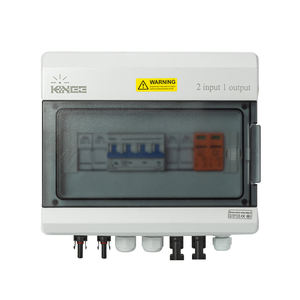 Kinee 2-en-1 Boîte de combinaison solaire extérieure IP65 certifiée CE étanche à la poussière avec 1000V2P DC en matériau ABS durable - Product Image 3