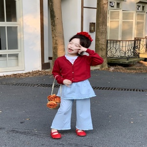 Conjunto de pantalones y Sudadera con capucha de lana informal a la <span class=keywords><strong>moda</strong></span> para niños, novedad de Otoño de 2025, venta al por mayor - Product Image 1
