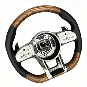 Volant en bois personnalisé pour <span class=keywords><strong>Mercedes</strong></span> Benz <span class=keywords><strong>AMG</strong></span> <span class=keywords><strong>GT</strong></span> a C E G S V Class VITO CLS63 CLS - Product Image 1