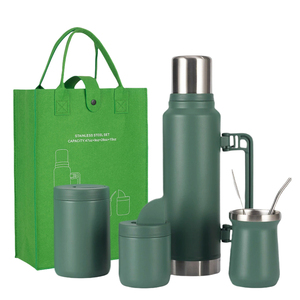 40 oz người bạn đời thiết lập 304 thép không gỉ cup đôi tường chân không Yerba <span class=keywords><strong>Mate</strong></span> thiết lập 1200 ml <span class=keywords><strong>mate</strong></span> trà bombilla Handgrip cho đi bộ đường dài cắm trại - Product Image 6