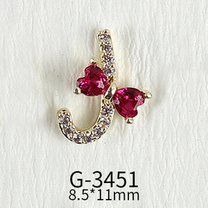 Décorations de Noël de luxe pour ongles : Accessoires 3D en métal et zircon, flocons de neige, breloques non toxiques pour DIY des ongles - Product Image 3
