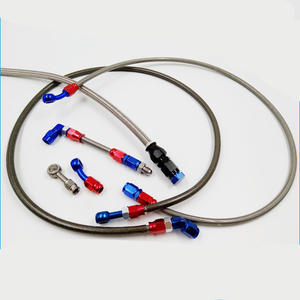 Высококачественный плетеный шланг an10 из нержавеющей стали для охлаждения топлива и масла из ПТФЭ - Product Image 1