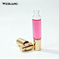 Flacon de parfum en verre à double extrémité de 10 ml, vaporisateur et flacon roll-on pour parfum, huile essentielle, cosmétique
