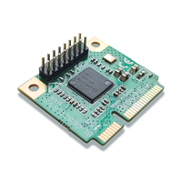 Pcie Mini Keandalan Tinggi Ke Port Sfp Tunggal Gigabit Ethernet Antarmuka Mini PCIE Kartu Jaringan NIC untuk Server
