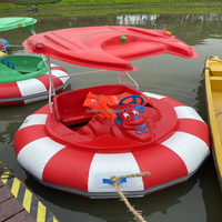 Bateau tamponneur gonflable en fibre de verre le plus populaire de 2026 pour adultes et enfants, avec pistolet à eau et lecteur de musique