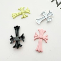 Breloques autocollantes en alliage de zinc, cabochons, décorations artisanales, accessoires DIY pour coques de téléphone, sacs, chaussures, patchs de créateur
