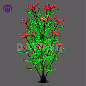 Quality Waterproof Outdoor Led Lilac Blossom <b>Tree</b> Light Polished <b>Decorative</b> Ornament For Exterior Venue For Sale - Product Image 4