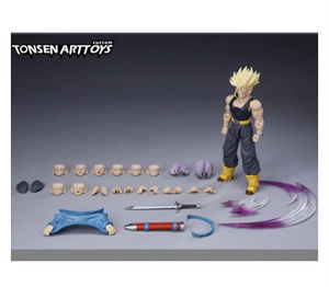 Seconda Edizione Tonsenarttoys Kamione Z Super Saiyan SSJ SSJ2 Trunks 05a 05b Action Figure in PVC Modello 15cm Tema <span class=keywords><strong>Film</strong></span> e TV - Product Image 1