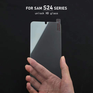 <span class=keywords><strong>Verre</strong></span> <span class=keywords><strong>trempé</strong></span> protecteur d'écran transparent 9HD 2.5D avec déverrouillage par empreinte digitale ultrasonique pour Samsung Galaxy S24 S24 Plus S24 <span class=keywords><strong>Ultra</strong></span> - Product Image 2