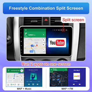 Phổ GPS navigation Monitor không dây <span class=keywords><strong>MP5</strong></span> cho 9 inch Android Carplay Car Auto đài phát thanh stereo âm thanh DVD Player - Product Image 2