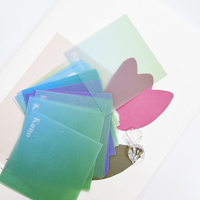 Bloc-notes personnalisable en couleur, notes adhésives en vélin, ensemble de notes adhésives