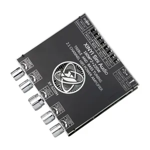 Placa Amplificadora de 2.1 Canales XY-S220H TDA7498, Módulo Amplificador de Subwoofer de 160W×2+220W con Control de Agudos y Graves, Actualización para T - Product Image 2