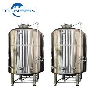 Tanque de almacenamiento de Sake para fermentación de cerveza, equipo de elaboración de cerveza SUS304, 2000L