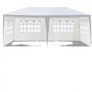 Carpa para Eventos de 10' x 20' con Estructura de Acero con Recubrimiento en Polvo - Gazebo con 4 Paredes Laterales Removibles para Bodas - Product Image 3