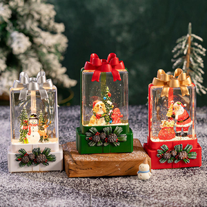 Lampe à vent de Noël de <span class=keywords><strong>dessin</strong></span> <span class=keywords><strong>animé</strong></span>, décorations de bonhomme de neige, artisanat, décorations de scène domestique, cadeaux <span class=keywords><strong>en</strong></span> gros pour les personnes âgées - Product Image 4