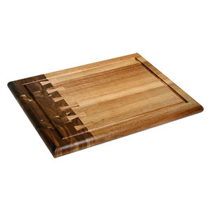 Juego de bloques de cortar de madera de acacia con ranura para jugo, tabla de cortar de madera orgánica para Cocina - Product Image 2