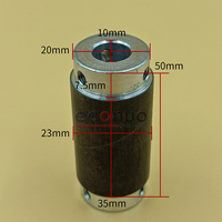 Rodillo de Presión para Impresora de Solventes, Rodillo de Corte para Plotter, Ruedas de Cadena de Acero, Rodillo de Presión de 50 mm x 23 mm x 10 mm