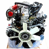 Moteur diesel complet 4JB1T avec boîte de vitesses manuelle 68KW 3600RPM compatible Isuzu NKR NHR JMC camion léger