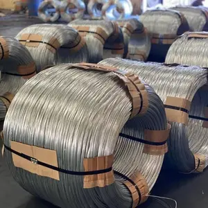 High Quality Galvanized Bright Gi Wire Rope Steel Wire Zinc Coated Steel Wire For Sale