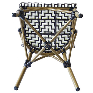 <span class=keywords><strong>Bleu</strong></span> français Bistro <span class=keywords><strong>Rotin</strong></span> Fauteuils Salle À Manger Meubles De Jardin <span class=keywords><strong>En</strong></span> Plein Air Patio Osier <span class=keywords><strong>En</strong></span> Aluminium Chaise Longue - Product Image 6