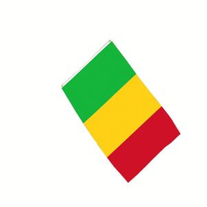 Drapeaux <span class=keywords><strong>du</strong></span> Mali en polyester 68D/100D de 3x5 pieds, personnalisables pour toutes les nations, livraison rapide par un fournisseur fiable - Product Image 1