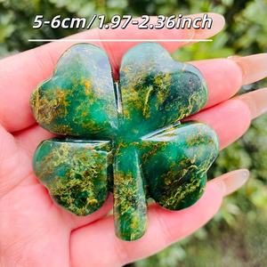 Venta al por Mayor de Tallados de Trébol de Cuatro Hojas de Cristal Natural Estilo Bohemio para Decoración del Hogar y Regalos Navideños - Product Image 6