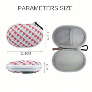 Custom Colorful Small EVA Electronic Accessories Bag Travel Portable EVA Earphone <b>Case</b> Cute <b>Hard</b> <b>Shell</b> EVA Charger <b>Case</b> - Product Image 6