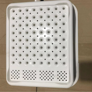 Escurridor de Platos Plegable Cuadrado Gris Blanco Azul Blanco para Almacenamiento de Vajilla Doméstica - Product Image 1