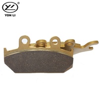 Nouvelles plaquettes de frein de moto de haute qualité sans amiante, semi-métalliques/céramiques, style OEM, rivetées, YAMAHA XT 600 E, marque YONGLI