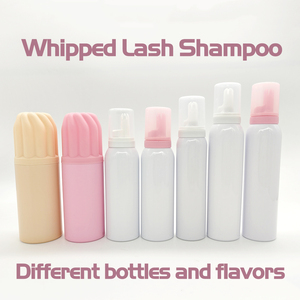 Champú Vegano para Pestañas en Crema Batida, Color Beige, Rosa y Blanco, Botella de 100 ml, Champú para Pestañas con Aroma a Rosa y Fresa - Product Image 5