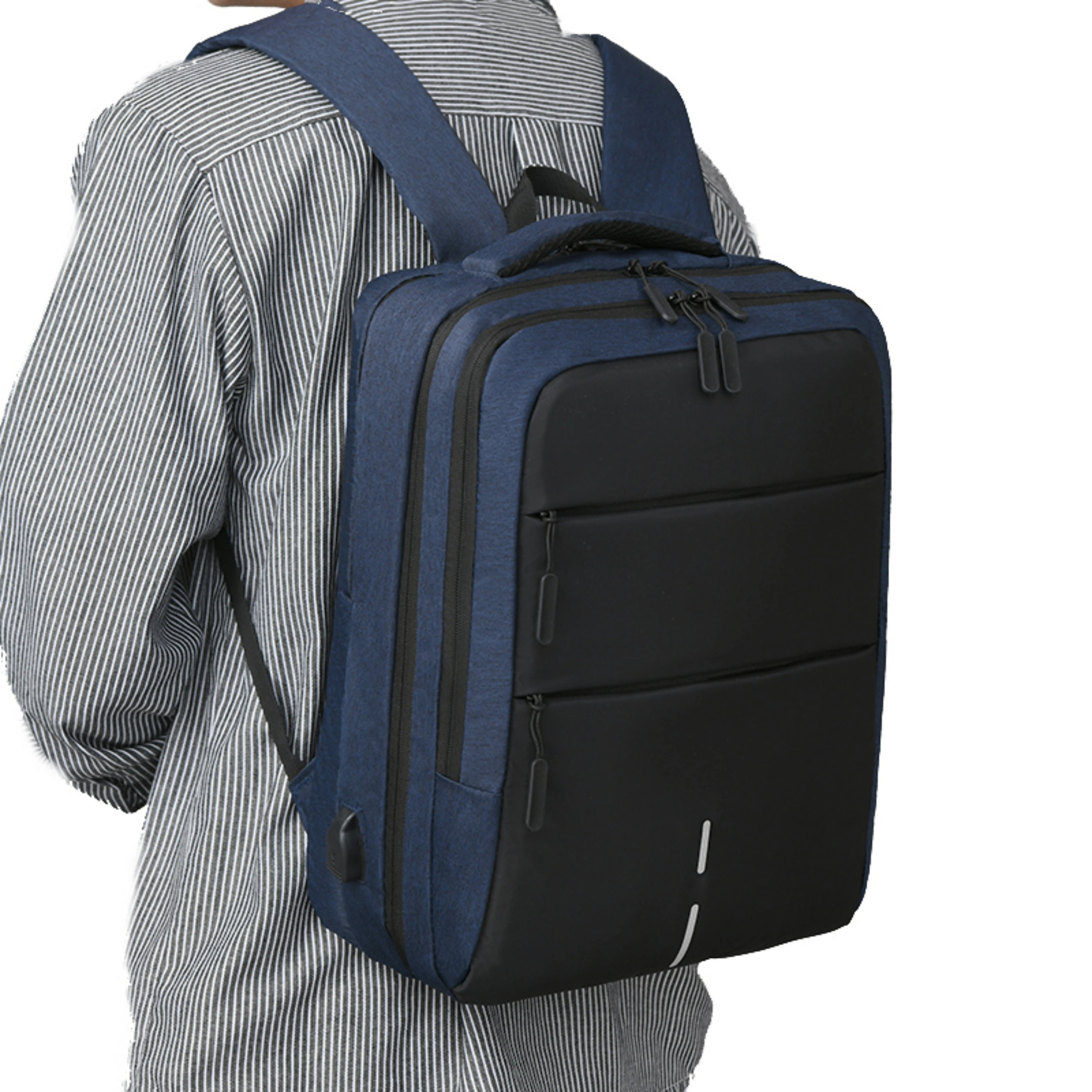 Men Business Waterproof Large Capacity University Student Laptop Bag Backpack