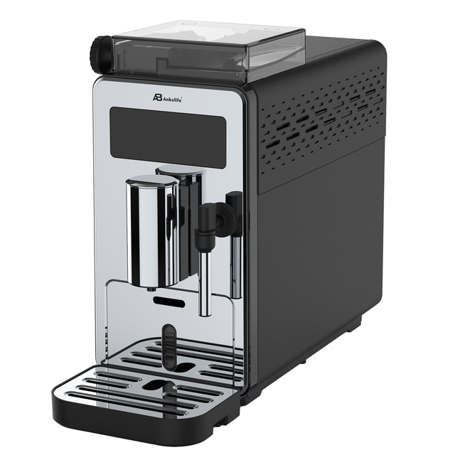 Anbo Fully Function Professional Coffee Maker Automatic Expresso Coffee Machine Automatic with Grinder Milk Frother