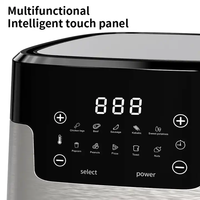 Meilleur appareil de cuisine 2026, friteuse à air numérique intelligente 5L, friteuse sans huile personnalisée, friteuse électrique saine multifonctionnelle