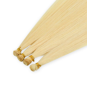 Extensions de cheveux humains tissées à la main, lisses et soyeuses, cheveux bruts indiens et chinois, pour salon professionnel. - Product Image 2
