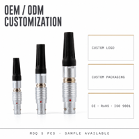 Connecteur circulaire push-pull autobloquant de haute qualité série TT B FGG EGGOEM/ODM mâle-femelle pour câble