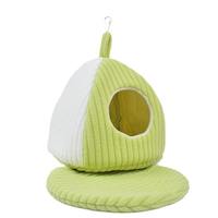 Hamac suspendu en polaire extra épais et chaud pour perroquets, lit thermique hivernal pour oiseaux, pour perruches, calopsittes, petits parakeets