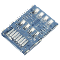 Carte Micro Sim TF Trans Flash Carte Micro SD Push Pull Deux En Un Connecteur